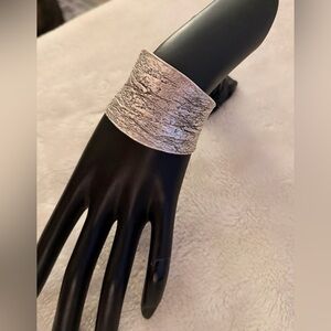 Designer unisex Milor Textured CUFF Bracelet Sterling Silver 925 Sterling Silver